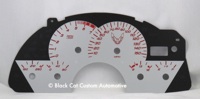 1999-2002 Pontiac Firebird Trans Am Silver Gauge Face